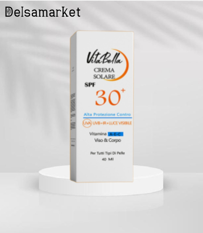 کرم ضد آفتاب ویتابلا SPF30 حجم ۴۰ میل | محافظت قوی، بافت سبک