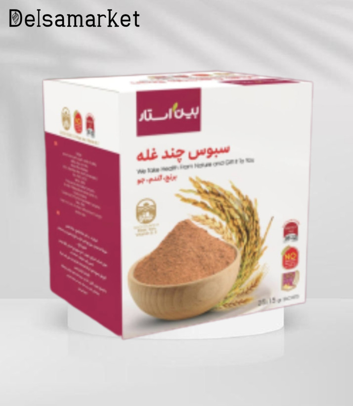 سبوس چند غله بین استار، ۲۵ عددی | فیبر بالا، کمک به گوارش