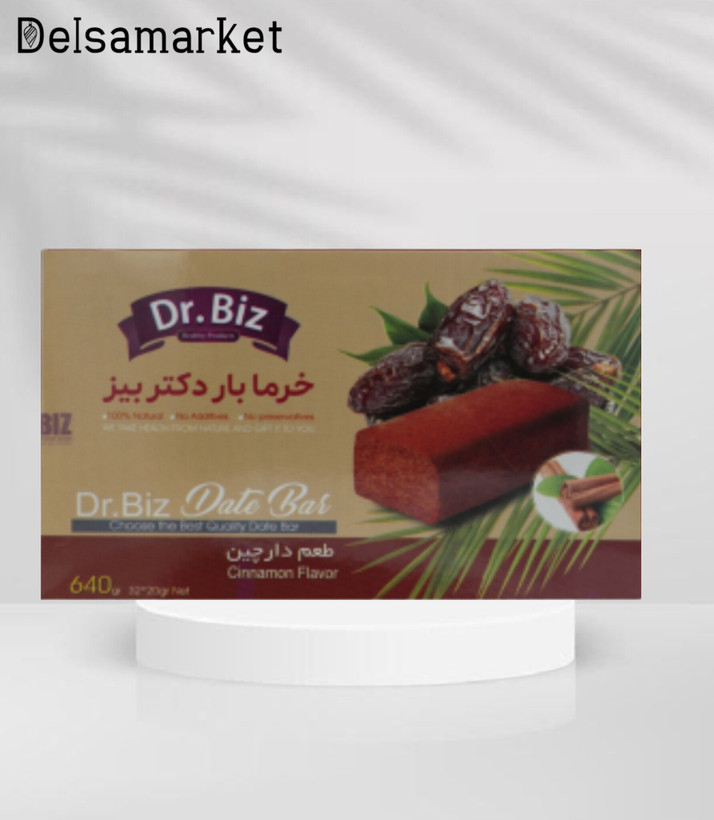خرمابار دارچینی دکتر بیز | ۳۲ عدد | ترکیب جادویی خرما و دارچین