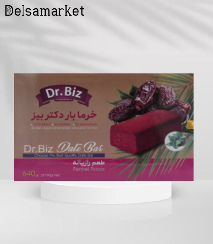 خرمابار تقویتی دکتر بیز | ۳۲ عدد | بمب انرژی و سلامتی در هر لقمه!