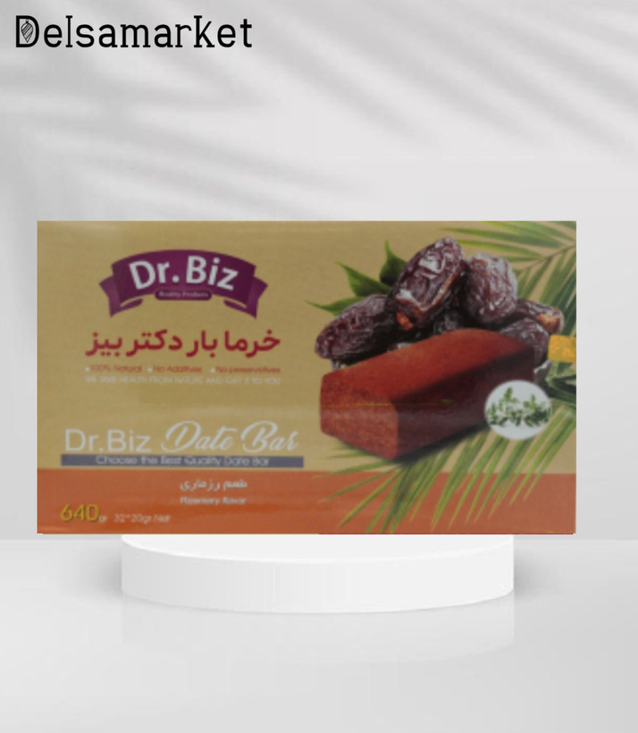 خرمابار انرژی زا دکتر بیز | ۳۲ عدد | سوپرشارژر طبیعی روز شما!